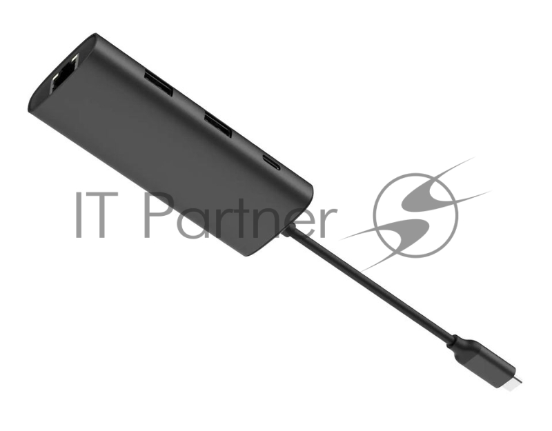 Разветвитель USB-C A4Tech DST-80C 2порт. серый