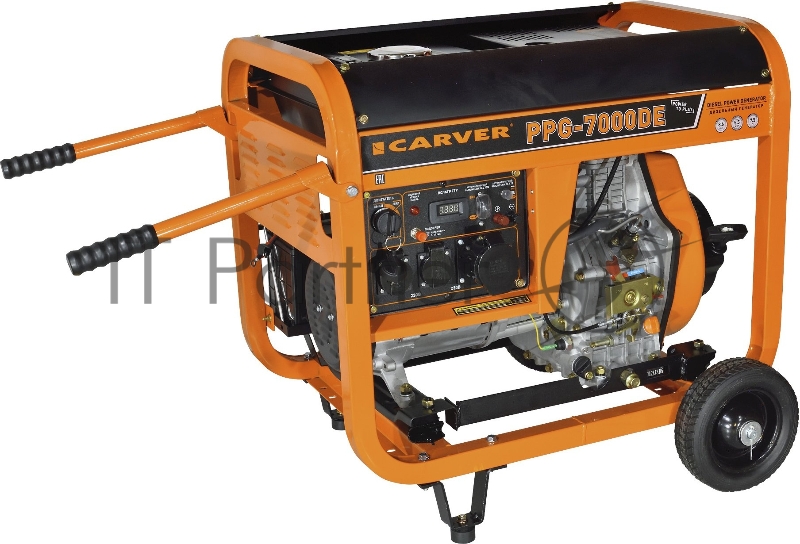 Генератор Carver PPG- 7000DE 6.3кВт