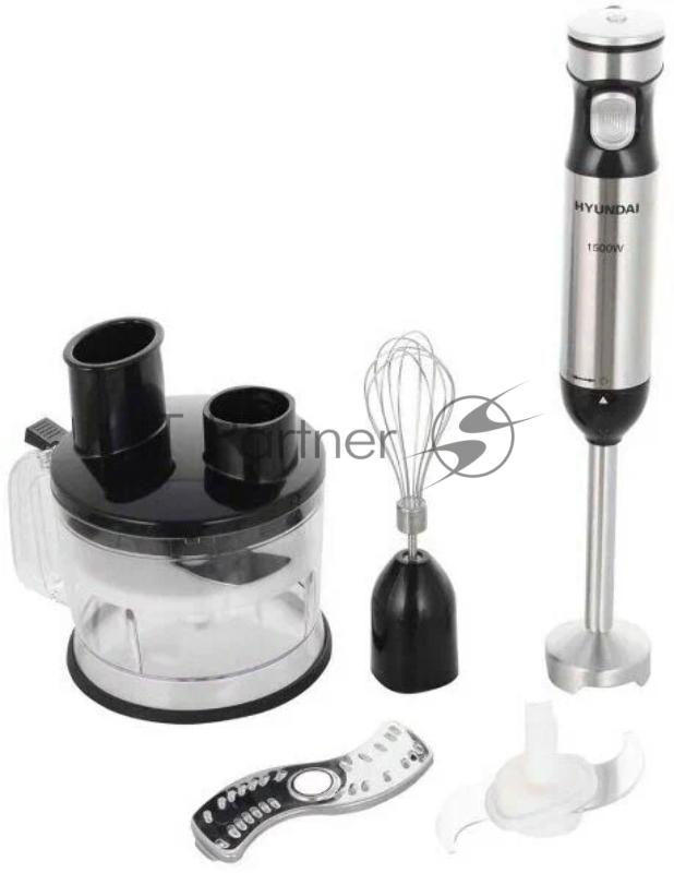 Блендер погружной Hyundai HYB-H4945 1500Вт черный/серебристый