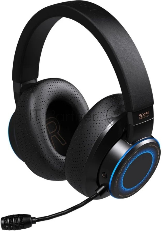 Наушники с микрофоном Creative SXFI Air Gamer черный 2м мониторные BT оголовье (51EF0810AA005)