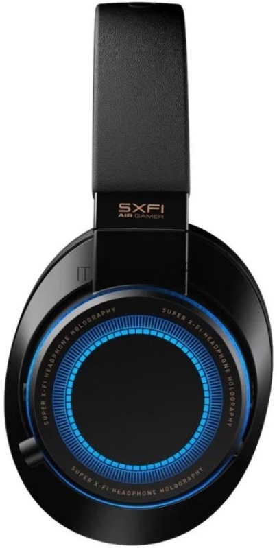 Наушники с микрофоном Creative SXFI Air Gamer черный 2м мониторные BT оголовье (51EF0810AA005)