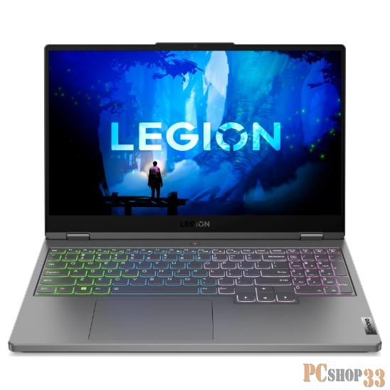 Ноутбук Lenovo Legion 5 15IAH7H Core i5 12500H 8Gb SSD256Gb NVIDIA GeForce RTX 3050 Ti 4Gb 15.6 IPS FHD (1920x1080) noOS grey WiFi BT Cam (82RC002WRK)