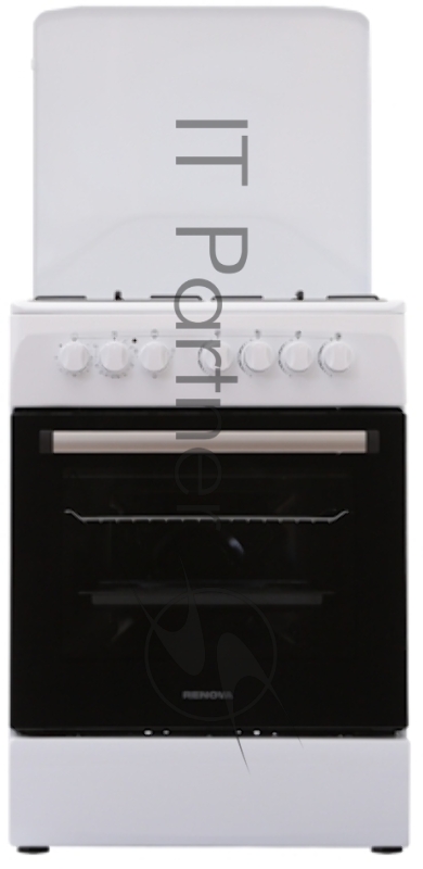 Плита RENOVA SK6E-1ETDW комбинированная белый