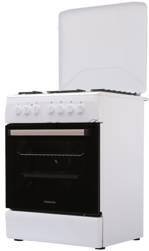 Плита RENOVA SK6E-1ETDW комбинированная белый