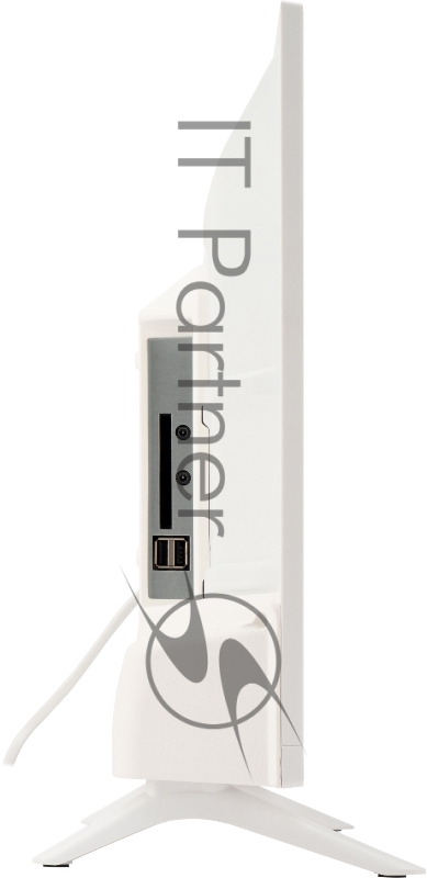 Телевизор LED Hyundai 24 H-LED24GS5101 Салют ТВ белый HD 60Hz DVB-T DVB-T2 DVB-C DVB-S DVB-S2 USB WiFi Smart TV (RUS)