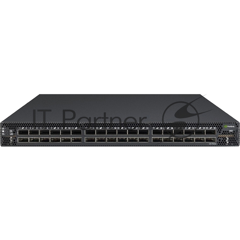 Коммутатор Infiniband/ Switch-IB(TM) 2 based EDR InfiniBand 1U Switch, 36 QSFP28 ports, 2 Power Supplies (AC), unmanaged, standard depth, P2C airflow, Rail Kit
