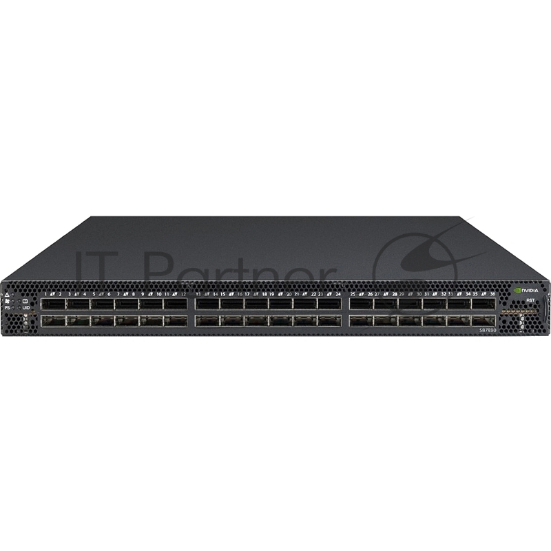 Коммутатор Infiniband/ Switch-IB(TM) 2 based EDR InfiniBand 1U Switch, 36 QSFP28 ports, 2 Power Supplies (AC), unmanaged, standard depth, P2C airflow, Rail Kit