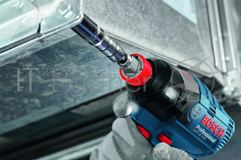 Гайковерт ударный Bosch GDX 18 V-EC 18Вт аккум. патрон:быстрозажимной