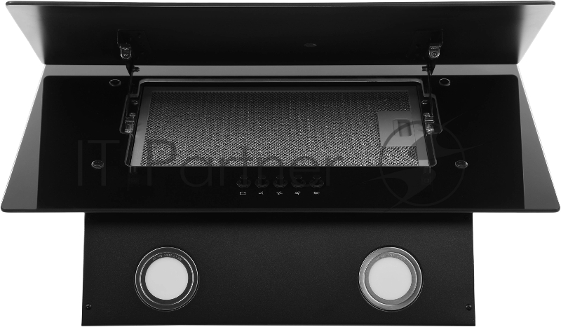 Вытяжка каминная Hyundai HGH 6830 BG черный управление: кнопочное (1 мотор)