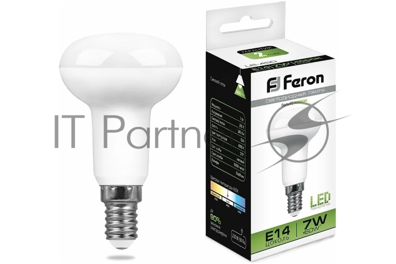 Лампа FERON светодиодная, 7W 230V E14, 4000K, LB-450 25514