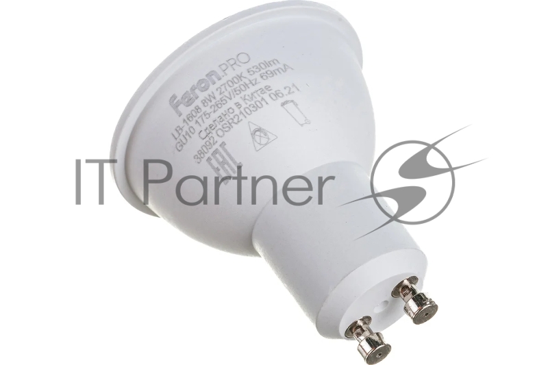 Лампа FERON светодиодная PRO LB-1608 GU10 8W 2700K 38092