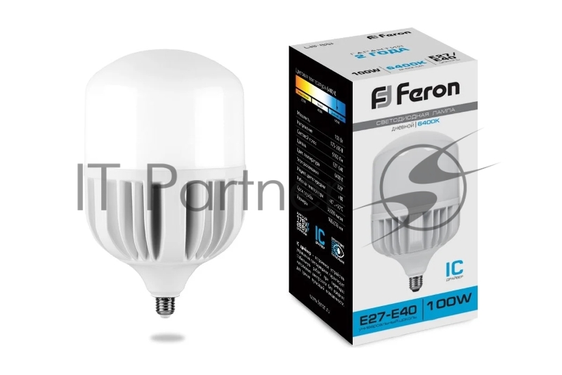 Лампа светодиодная LED 100вт Е27/Е40 дневной