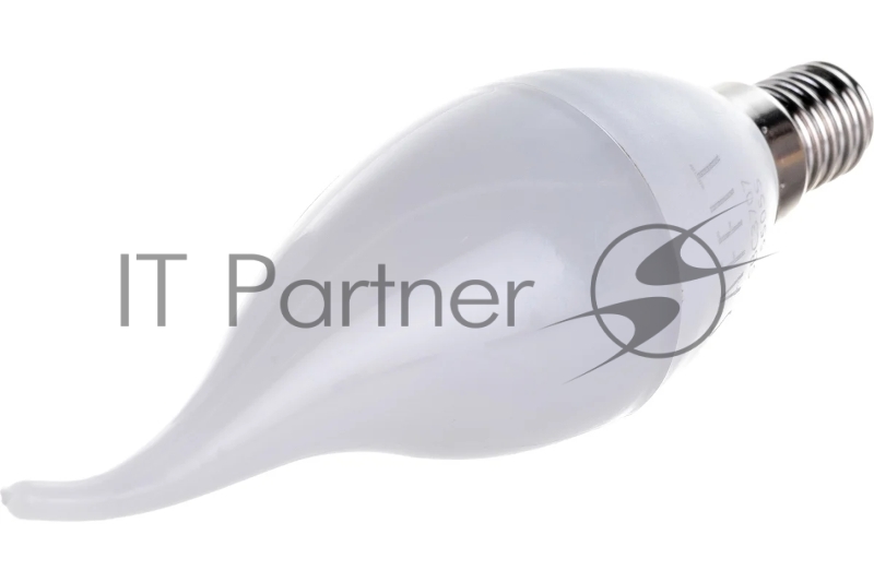 Лампа светодиодная LED 7вт Е14 белый матовая свеча на ветру