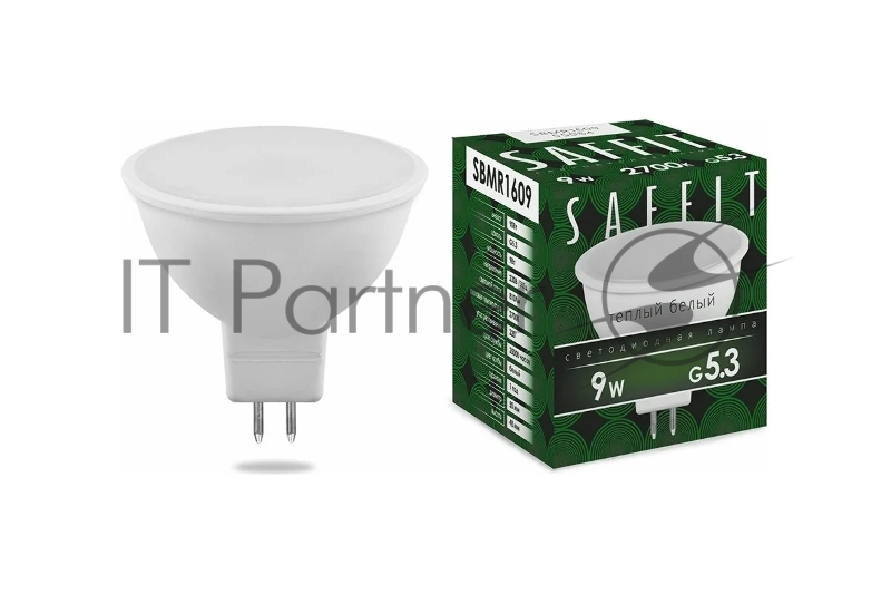 Лампа светодиодная LED 9вт 230в GU5.3 теплый