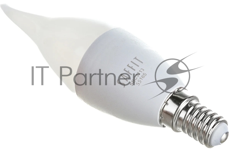 Лампа светодиодная LED 13вт Е14 белый матовая свеча на ветру