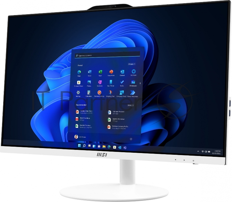 Моноблок MSI Pro AP272 13M-434RU 27 Full HD i7 13700 (2.1) 16Gb SSD1Tb UHDG 770 Windows 11 Professional GbitEth WiFi BT 120W клавиатура мышь белый 1920x1080