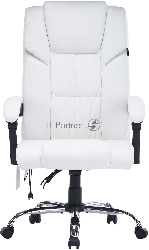 Кресло Cactus CS-CHR-OC02M-WT белый эко.кожа крестов. сталь