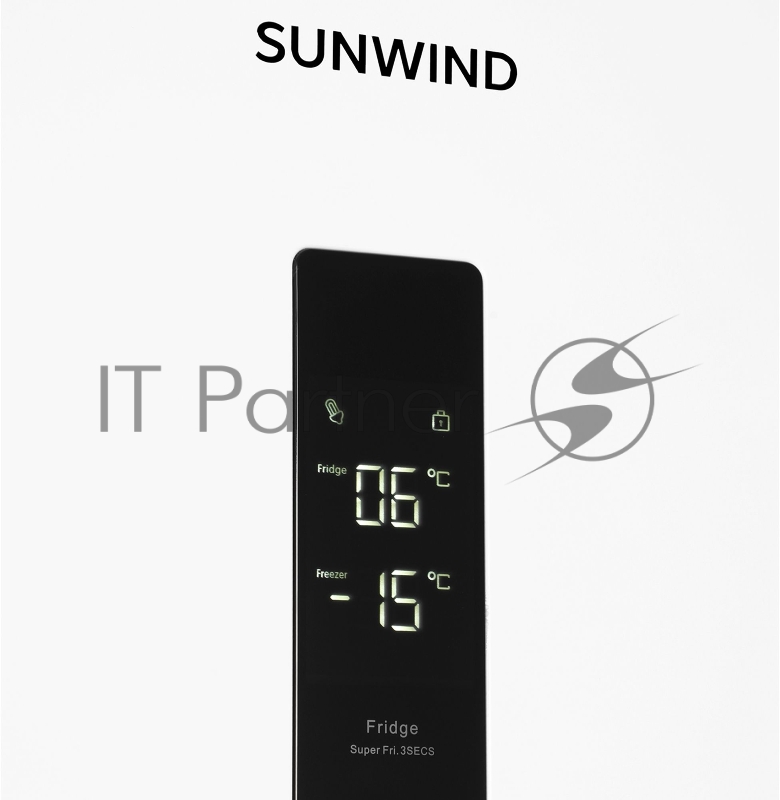 Холодильник SunWind SCC356 2-хкамерн. белый (двухкамерный)