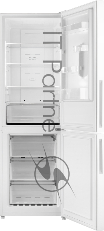 Холодильник Weissgauff WRK 1850 D Full NoFrost White Glass 2-хкамерн. белое стекло (двухкамерный)