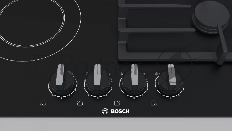 Газовая варочная поверхность Bosch PRY6A6B70Q черный
