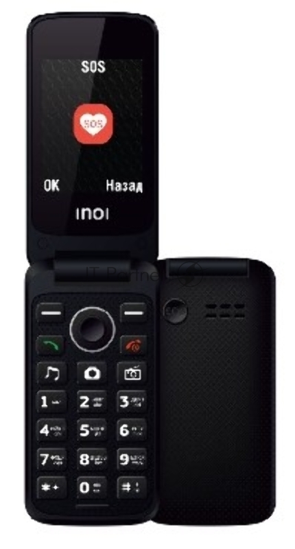 Мобильный телефон INOI 247B DC Black RU