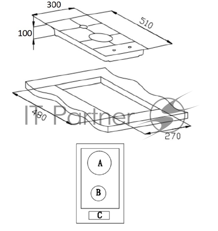 Газовая панель Weissgauff HGG 320 WGR