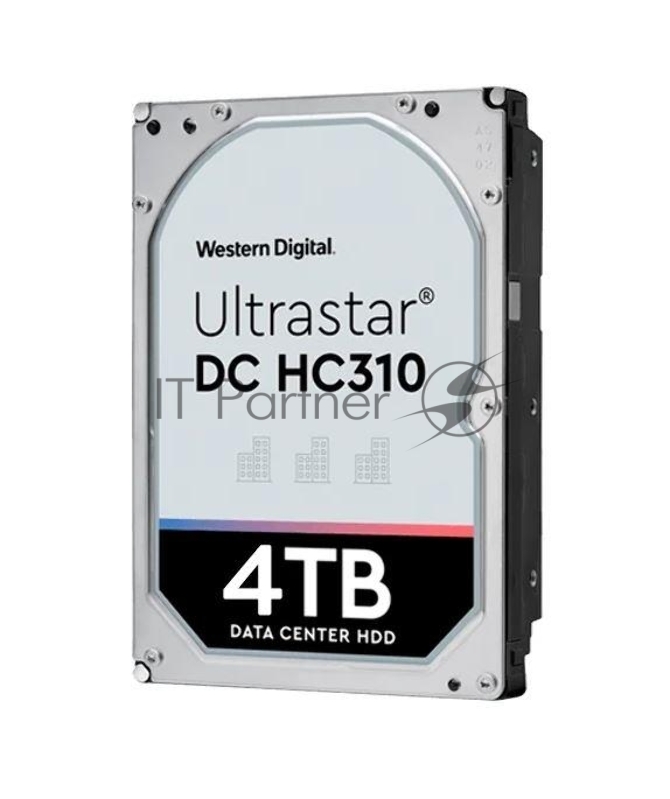 Жесткий диск WESTERN DIGITAL ULTRASTAR Ultrastar DC HC310 HUS726T4TAL5204 4Тб Наличие SAS 256 Мб 7200 об/мин Количество пластин/головок 3/6 3,5 Время наработки на отказ 2000000 ч. 0B36539