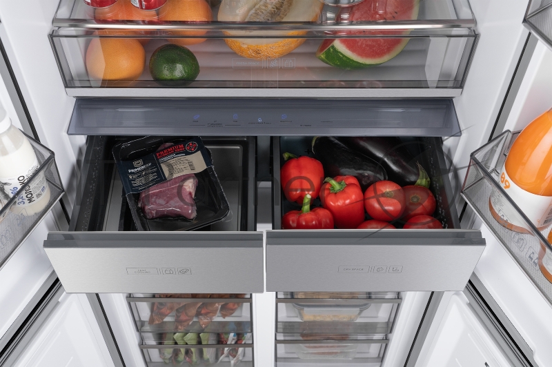 Холодильник Weissgauff WCD 590 NoFrost Inverter Premium Biofresh Dark Inox