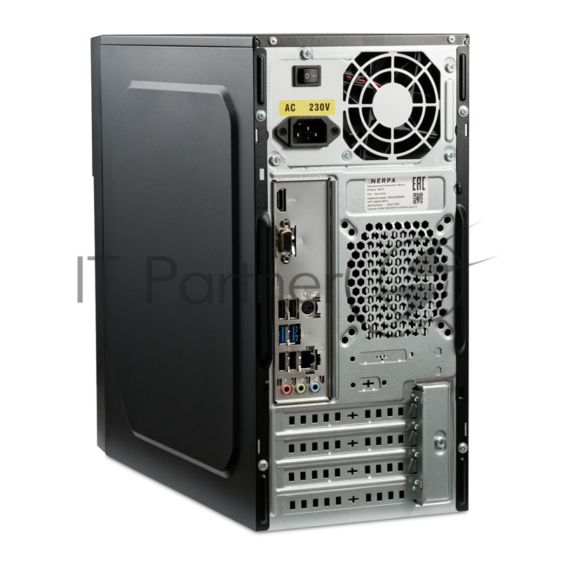 Персональный компьютер ПК NERPA BALTIC I540 (INTEL I5-10400/8GB 3200MHz/256GB SSD/UHD 630/noOS/450W/mATX)