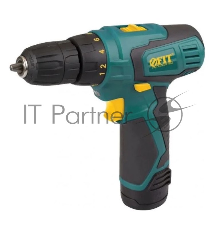 Дрель-Шуруповерт акк. 12.0 В, 0-350/1100 об/мин, 20,0 Нм, 1 (Li-Ion) 1.3 Ач, 1 ч., рез. накл., коробка