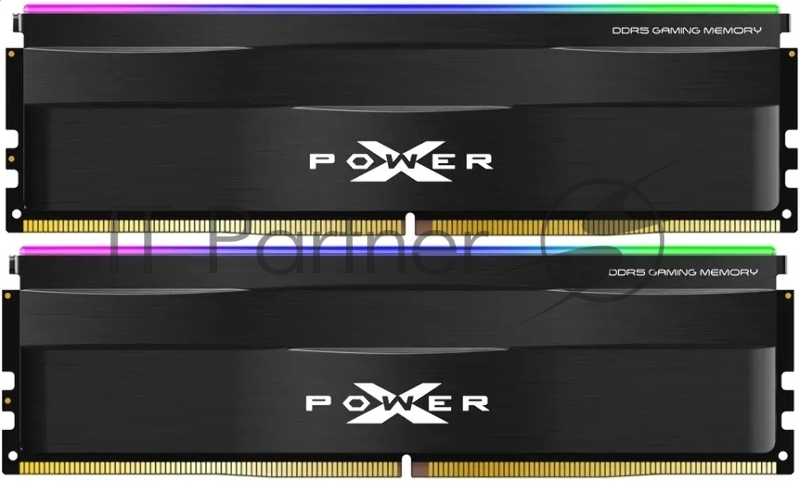 Модуль памяти Silicon Power 32GB 5600МГц XPOWER Zenith RGB DDR5 CL40 DIMM (KIT of 2) 2Gx8 SR Black