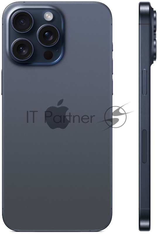 Смартфон Apple A3108 iPhone 15 Pro Max 256Gb синий титан моноблок 3G 4G 2Sim 6.7 1290x2796 iOS 17 48Mpix 802.11 a/b/g/n/ac/ax NFC GPS Protect