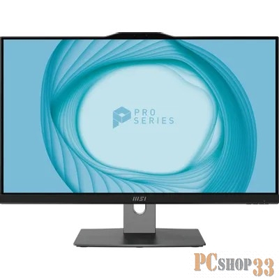 Моноблок MSI Pro AP243TP 12M-063RU 23.8 Full HD Touch i7 12700 (2.1) 16Gb SSD512Gb UHDG 770 Windows 11 Professional GbitEth WiFi BT 120W клавиатура мышь Cam черный 1920x1080