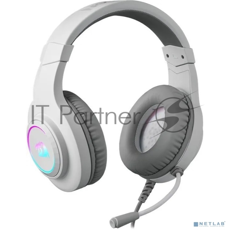 Игровые наушники Defender Hylas Белые, RGB, 3.5 Jack Redragon (70840)