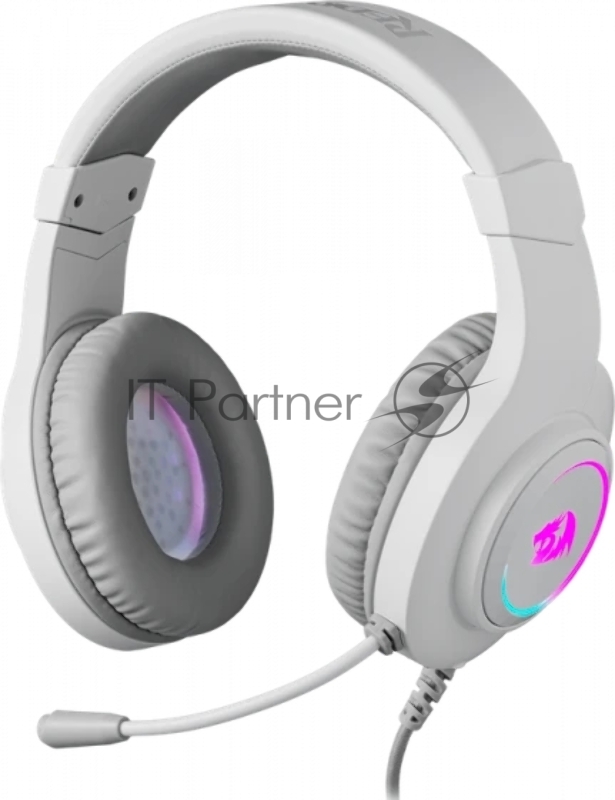 Игровые наушники Defender Hylas Белые, RGB, 3.5 Jack Redragon (70840)