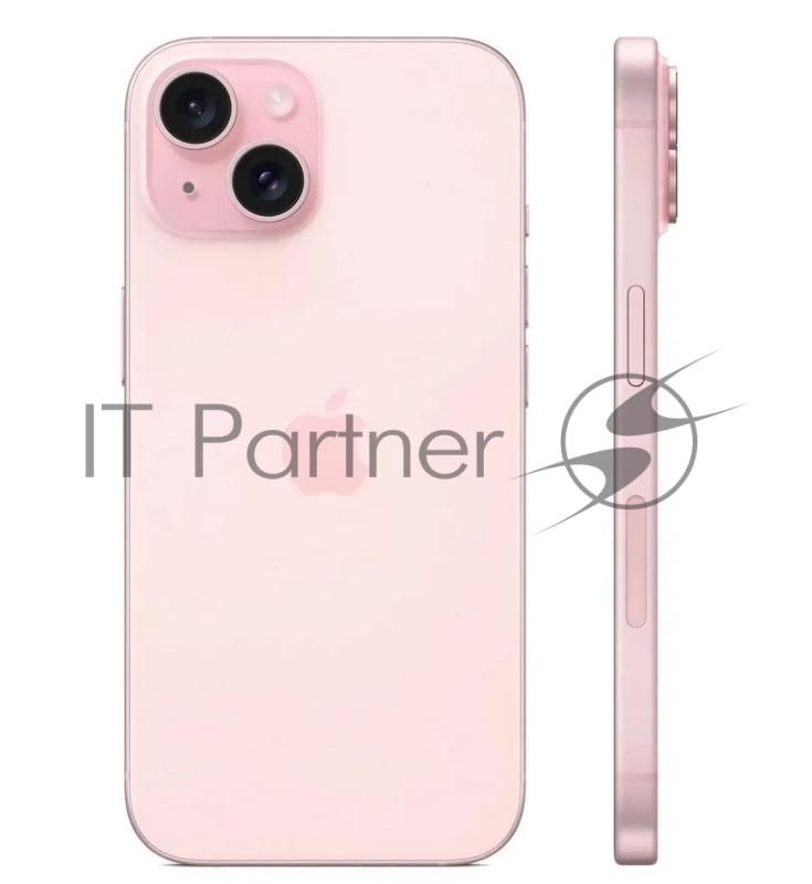 Смартфон Apple A3090 iPhone 15 256Gb розовый моноблок 3G 4G 1Sim 6.1 1179x2556 iOS 17 48Mpix 802.11 a/b/g/n/ac/ax NFC GPS Protect