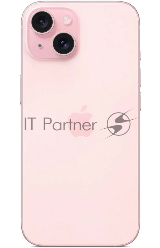 Смартфон Apple A3090 iPhone 15 256Gb розовый моноблок 3G 4G 1Sim 6.1 1179x2556 iOS 17 48Mpix 802.11 a/b/g/n/ac/ax NFC GPS Protect