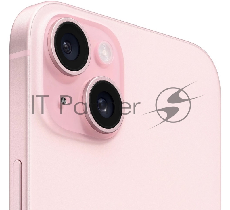 Смартфон Apple A3090 iPhone 15 256Gb розовый моноблок 3G 4G 1Sim 6.1 1179x2556 iOS 17 48Mpix 802.11 a/b/g/n/ac/ax NFC GPS Protect