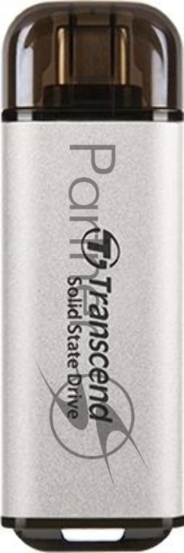 Накопитель SSD Transcend USB-C 1TB TS1TESD300S ESD300 серебристый