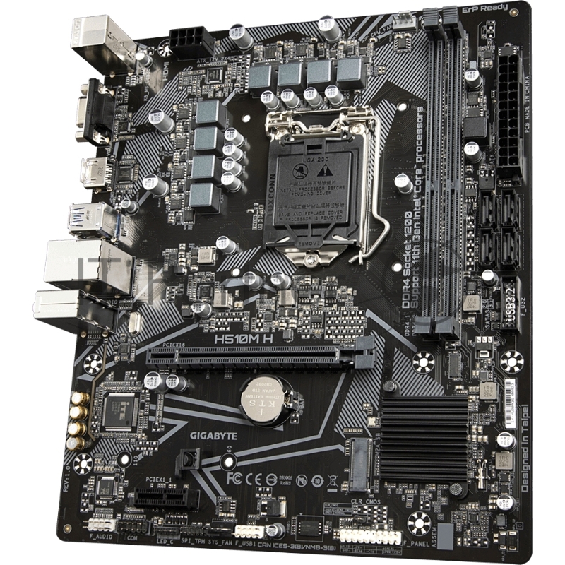 Материнская плата Gigabyte H510M H (V1.7)/(V1.5) Soc-1200 2xDDR4 mATX AC`97 8ch(7.1) GbLAN+VGA+HDMI