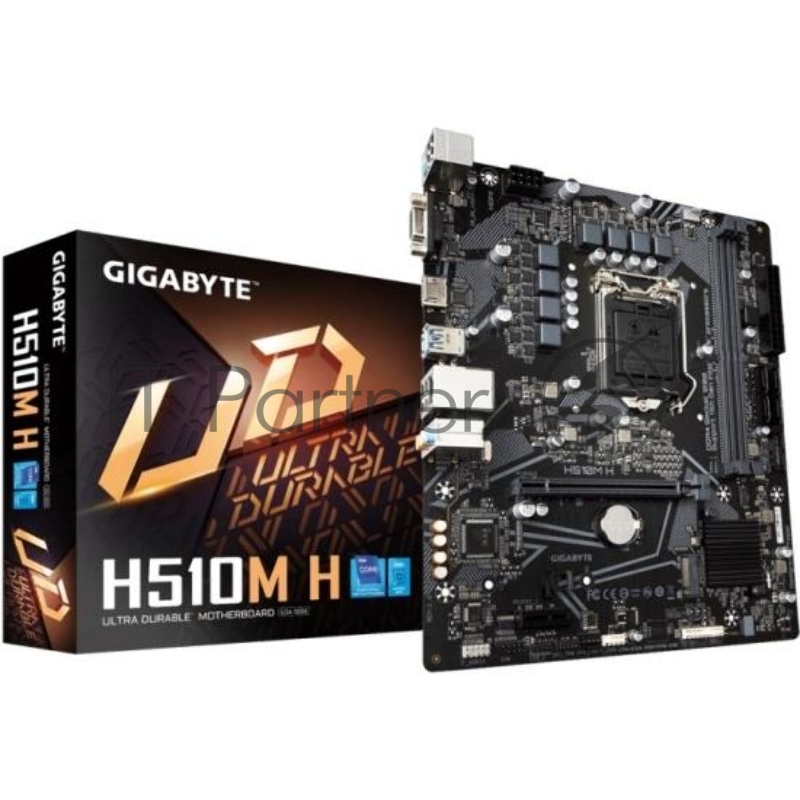 Материнская плата Gigabyte H510M H (V1.7)/(V1.5) Soc-1200 2xDDR4 mATX AC`97 8ch(7.1) GbLAN+VGA+HDMI