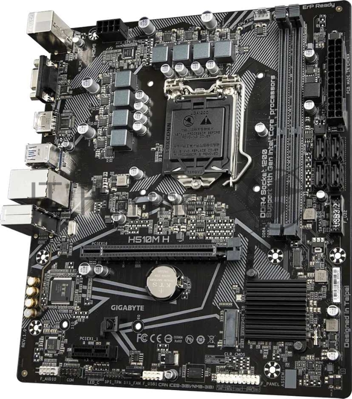 Материнская плата Gigabyte H510M H (V1.7)/(V1.5) Soc-1200 2xDDR4 mATX AC`97 8ch(7.1) GbLAN+VGA+HDMI