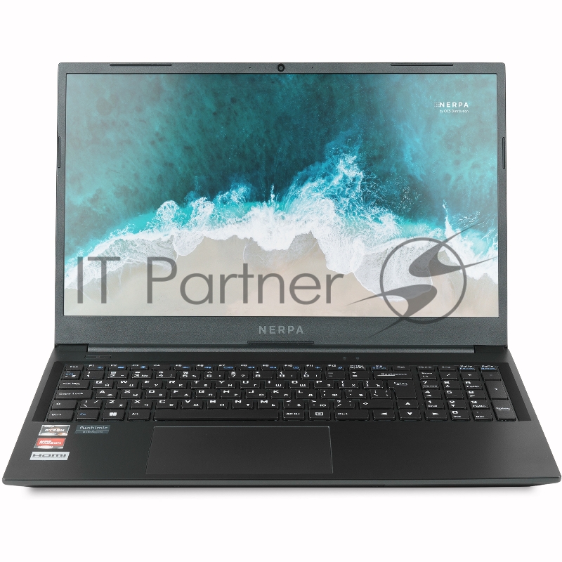 Ноутбук Nerpa Caspica A552-15 15.6(1920x1080 (матовый) IPS)/AMD Ryzen 5 5625U(2.3Ghz)/8192Mb/512SSDGb/ Radeon/BT/WiFi/49WHr/war 1y/1.75kg/Titanium Black/Win11Pro