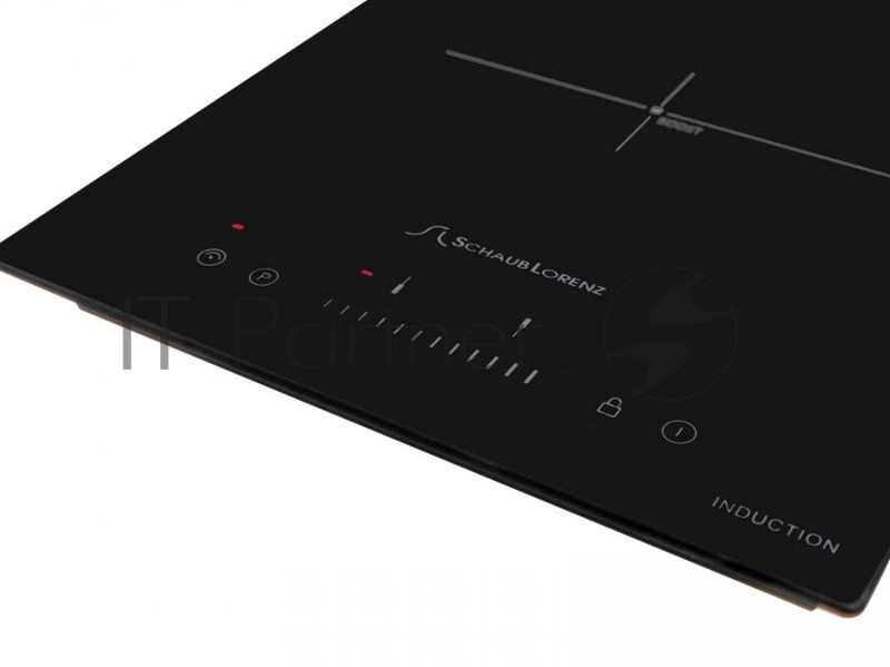 Индукционная варочная поверхность стеклокерамическая, Ширина: 30 см, Стекло: ILVA, 2 конфорки индукционного нагрева: диаметром?,160 мм1200/1500 Вт, диаметром?, 180 мм 1800/2100 Вт