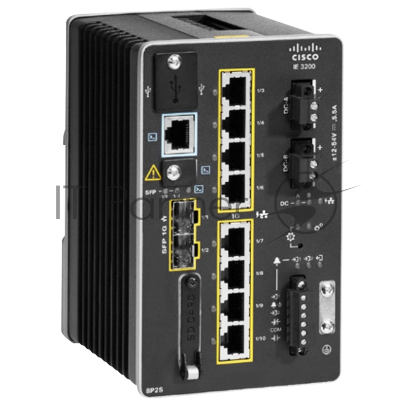 Коммутатор IE-3300-8P2S-E Catalyst IE3300 with 8 GE PoE+ and 2 GE SFP, Modular, NE
