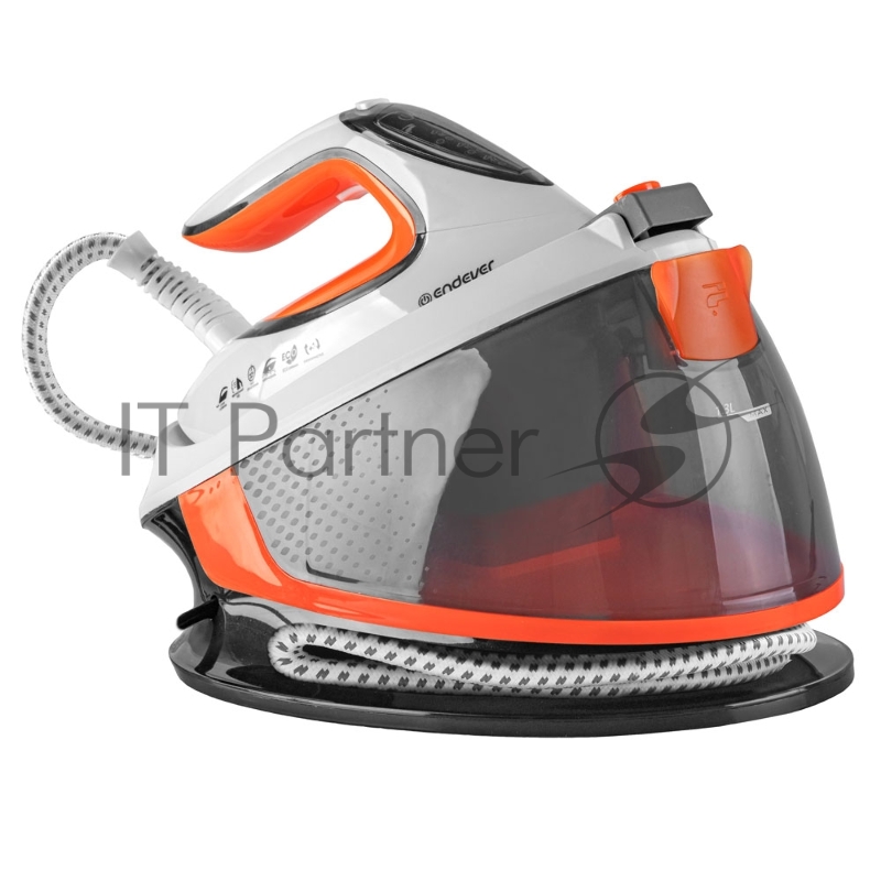 Парогенератор электрический ENDEVER Delta-350, белый/черный/оранжевый, мощность 2400 Вт, макс. паровой удар до 140 г/мин, давление до 3,5 бар, 4шт/уп