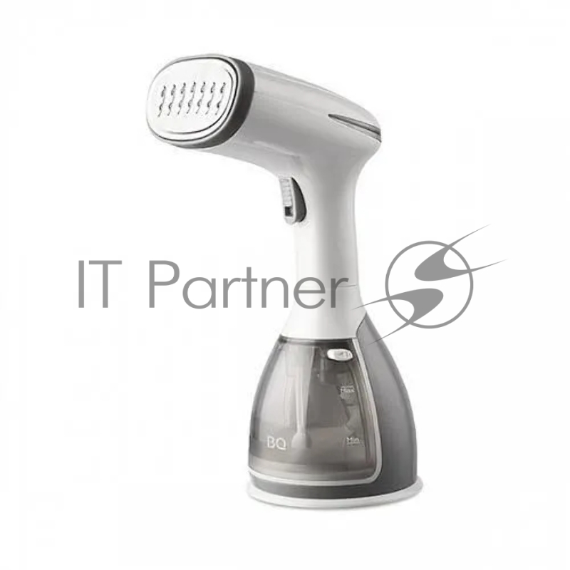 Ручной отпариватель BQ SG1005H White-Gray, Мощность 1500 Ватт , Резервуар для воды 280 мл, Для всех типов ткани, Быстрый нагрев, Вертикальное и горизонтальное отпаривание, Постоянный пар до 25 г/мин, Подошва из нержавеющей стали, Съемный резервуар дл