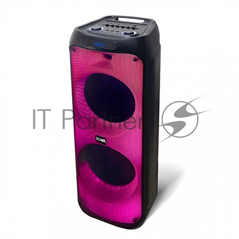 Портативная акустика BQ PBS3000 Black. Мощность(RMS) 120 Вт/Версия Bluetoоth 5,0 BDR+EDR/ Eмкость батареи 12 В, 12000мАч/FM-Стерео/FM-Радио/3 динамика/Микрофон/ AUX/ Параметры электропитания 220-240 В,50-60 Гц/Класс защиты от поражения электрическим