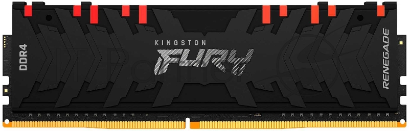 Оперативная память Kingston DRAM 16GB 3200MHz DDR4 CL16 DIMM 1Gx8 FURY Renegade RGB EAN: 740617321784