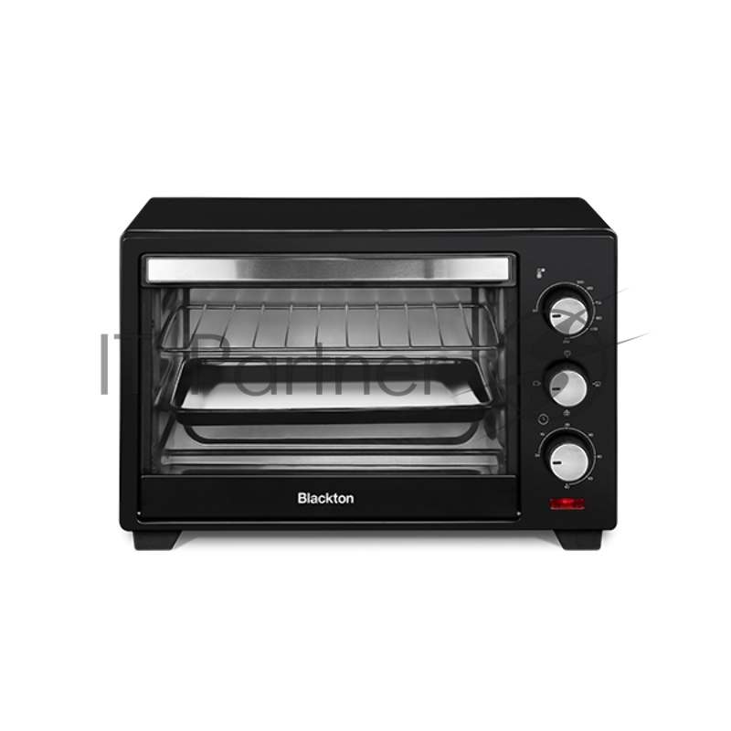 Электрическая печь Blackton Bt EO2001W Black, Мощность 1280 Вт, Объем 19 л, 3 режима работы, Таймер до 60 мин, Температура: 100-250°C, Термостат, Сигнал об окончании приготовления, Решётка для гриля, противень, поддон для капель, ручка для снятия про